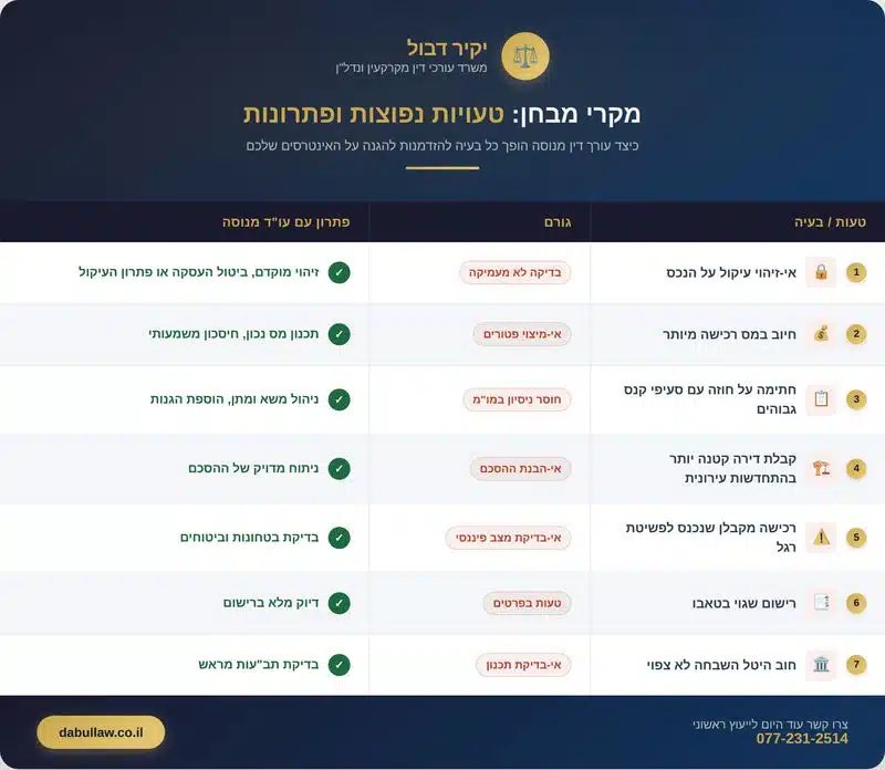 מקרי מבחן אצל עורך דין נדלן - יקיר דבול